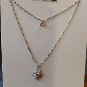 White Gold 16in necklace